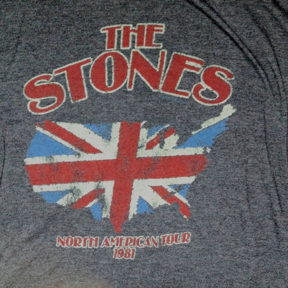 Rolling Stones 1981 North American Tour Reproduction T-shirt size XL